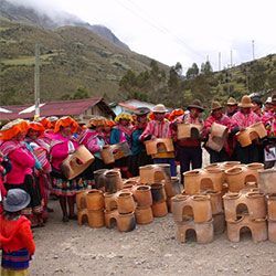 Clay stoves Queuna Raymi project